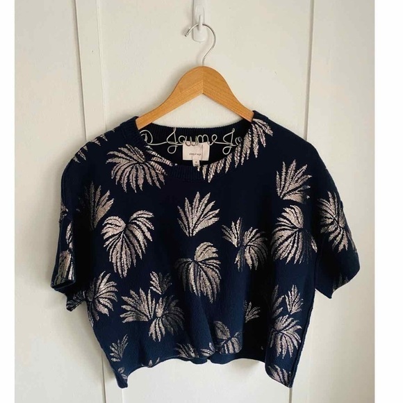 Cinq a Sept Amal Pullover Cropped Sweater - Picture 3 of 7